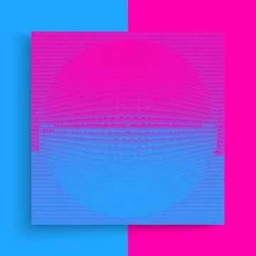 Sphere. Element for design. 3d vector illustration for science, education or  Stock Illustration