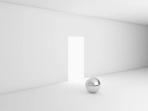 Sphere on entrance Stock-Illustration