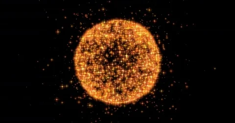 Sphere fire loop animation Stock Footage 78062113