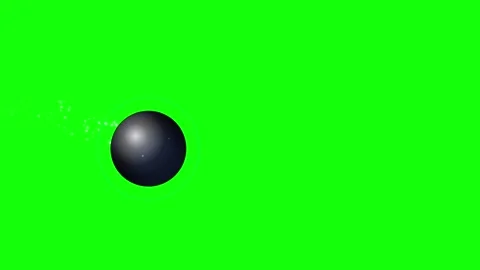 Sphere Floating with Soccer Isolated Green Screen Stock Video Video stock 336956759