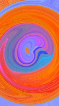 Sphere form abstract blurry colorful pattern. Abstract lensball. Vertical lay 스톡 사진
