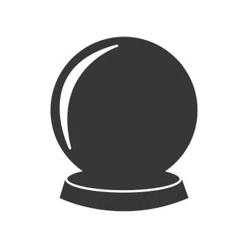 Sphere future magic mistery icon. Vector graphic Stock Illustration