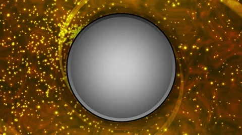 Sphere on golden background Video stock 8572538