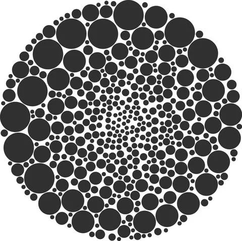 Sphere Icon Explosion Spheric Globula Collage Illustrazione stock