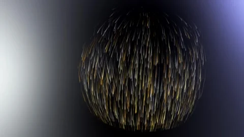 A Sphere With A Light Shining Down It 스톡 동영상 329544697