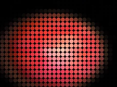 Sphere low poly circle style vector mosaic background Stockillustratie