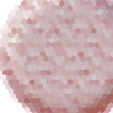 Sphere low poly hexagon style vector mosaic background Stockillustratie
