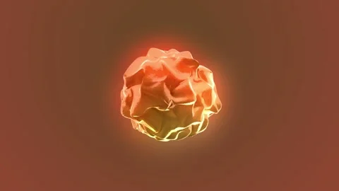 Sphere made of neon rounds. Multi segment red rose.Trapcode TAO Rose Animatio Stock Footage 238684559