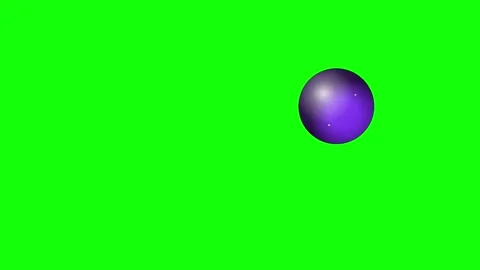 Sphere Moving Isolated Green Screen Stock Video Stock Footage 336960285