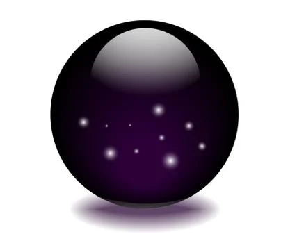 Sphere orb graphic vector eps10 ; space art in  sphere Stock Illustration