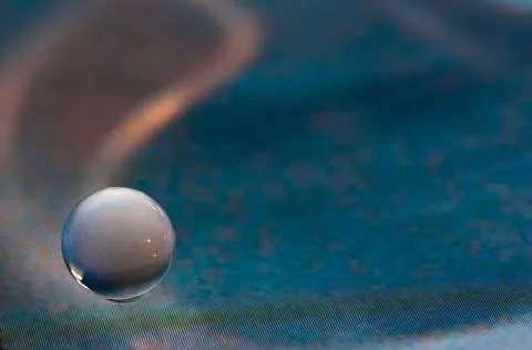 Sphere on PC's screen Stock Photos