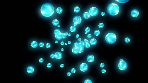 Sphere polygon explode light particle animation Video stock 148937630