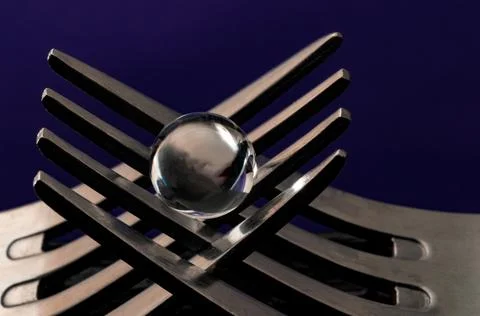 Sphere in purple Stock Photos
