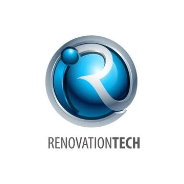 Sphere renovation technology logo concept design. Symbol graphic template ele Stock Illustration
