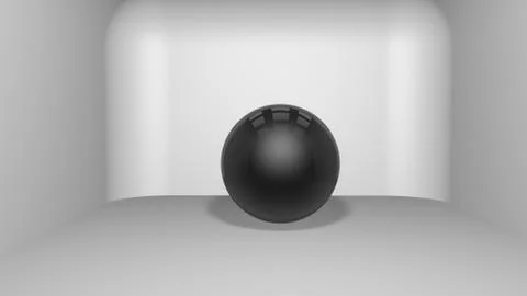Sphere in room Stock Photos
