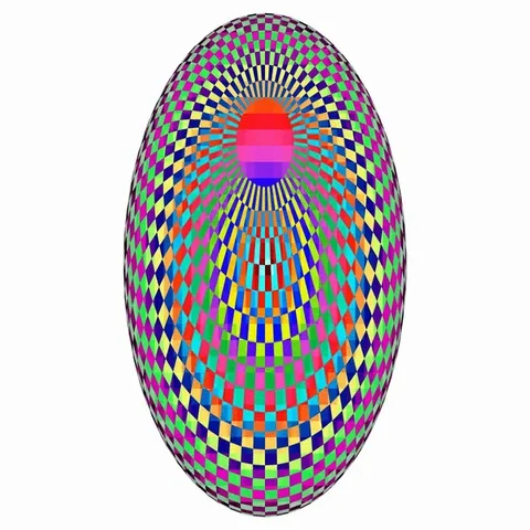 Sphere rotates changing color scale 스톡 동영상 69495454