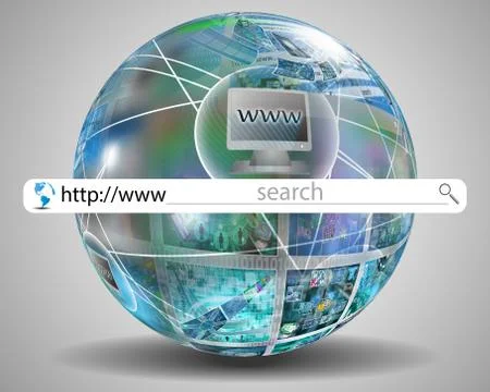 Sphere of search Stock-Illustration