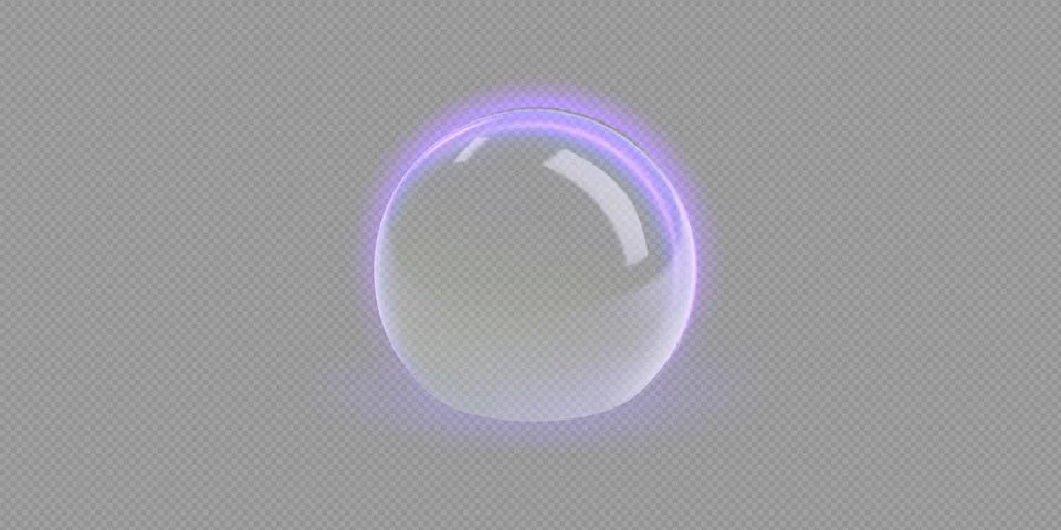 Sphere shield abstract energy protection spheres. Force field globe shell. Do Stock Illustration