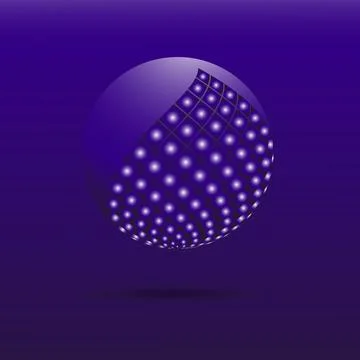 Sphere shield protect. Virus protection bubble. Antiviral technology background Stock Illustration