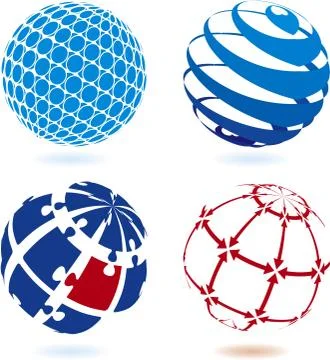 Sphere sign Stock Illustration