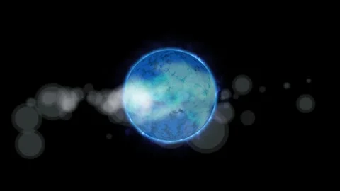 A sphere similar to a Planet from deep space. Stock Footage 277223861