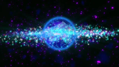 A sphere similar to a Planet from deep space. Stock Footage 277223862
