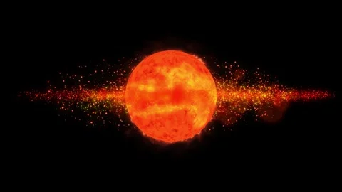 A sphere similar to a Planet from deep space. Stock Footage 277224476