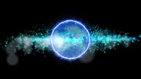 A sphere similar to a Planet from deep space. Stock Footage 277224983