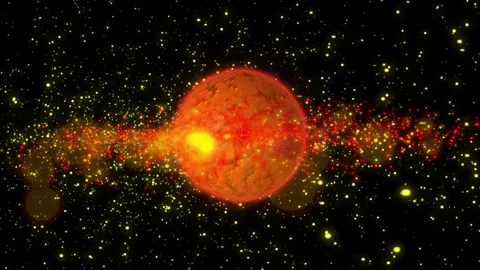 A sphere similar to a Planet from deep space. Видео 277225661