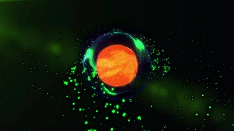 A sphere similar to a Planet from deep space. Stock Footage 277296292