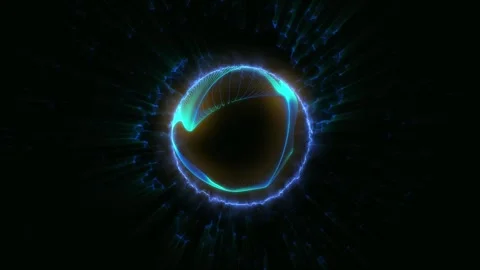 A sphere similar to a Planet from deep space. Stock Footage 277296295