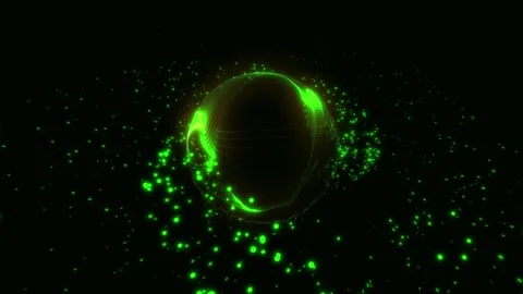 A sphere similar to a Planet from deep space. Stock Footage 277296302