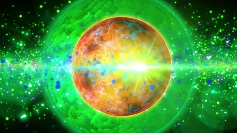 A sphere similar to a Planet from deep space. Stock Footage 277407529