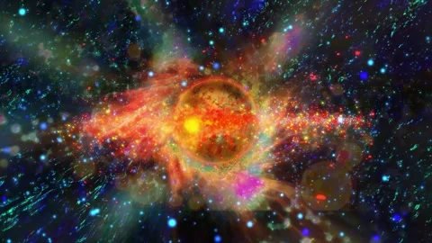 A sphere similar to a Planet from deep space. Stock Footage 277928752