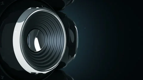 Sphere speaker 3D Stock Footage 67833763