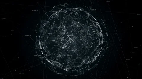 Sphere in sphere seamless loop animation Stock Footage 91184682