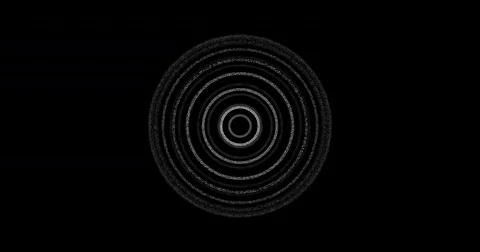 Sphere Of Spinning Lines, Particles. Loop animation. Stock Footage 77296952