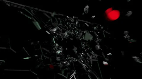 Sphere through Glass Stock Footage 29289577