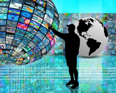 Sphere for upside down Illustrazione stock