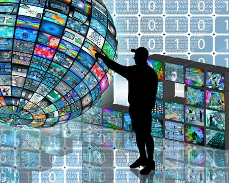Sphere for upside down Stock Illustration