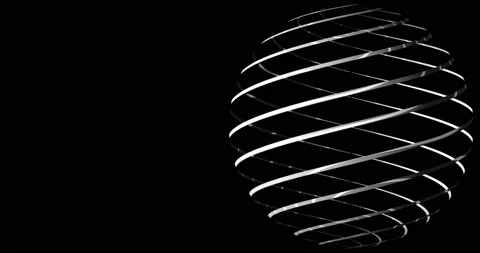 Sphere white Stock Footage 168931726