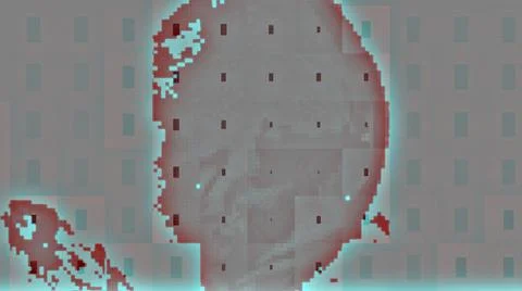 Spherepixel2 illustrationBg large Illustrazione stock