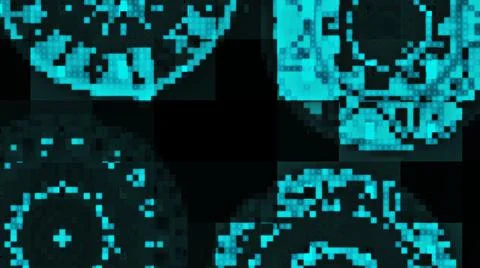 Spherepixel3 illustrationBg large Illustrazione stock