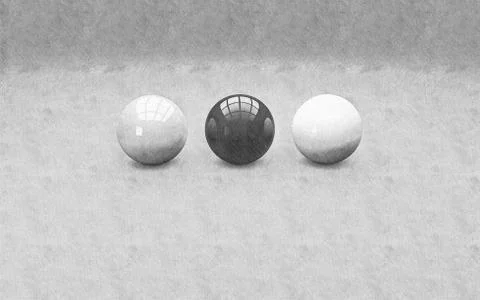 Spheres abstract Stock Illustration