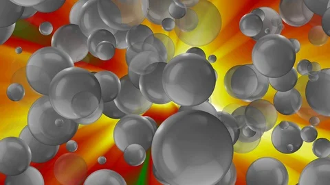 Spheres and Rainbows Stock Footage 87704298