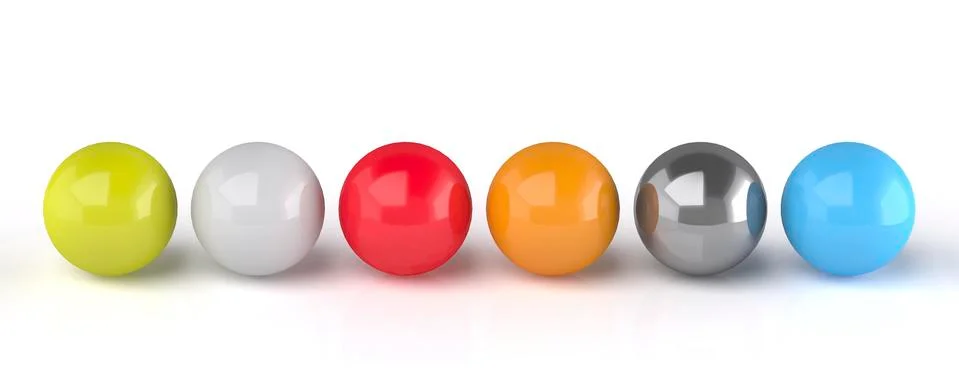 Spheres, artwork Stock Illustration