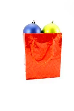 Spheres in a bag Stock Photos