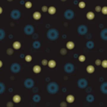 Spheres blur seamless pattern Stock Illustration