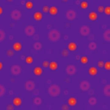 Spheres blur seamless pattern Stock Illustration