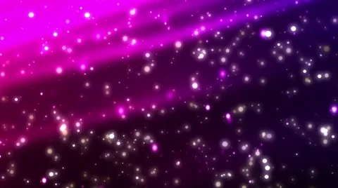 Spheres bokeh particles against a violet and purple background Stock Footage 49178342